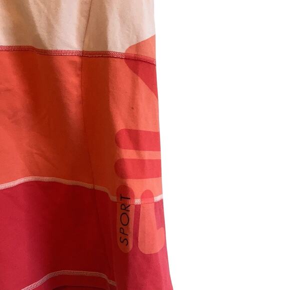 Fila's Sport Color Block Pastel Monochromatic Small Pilates Sportswear Racerback - Picture 2 of 7